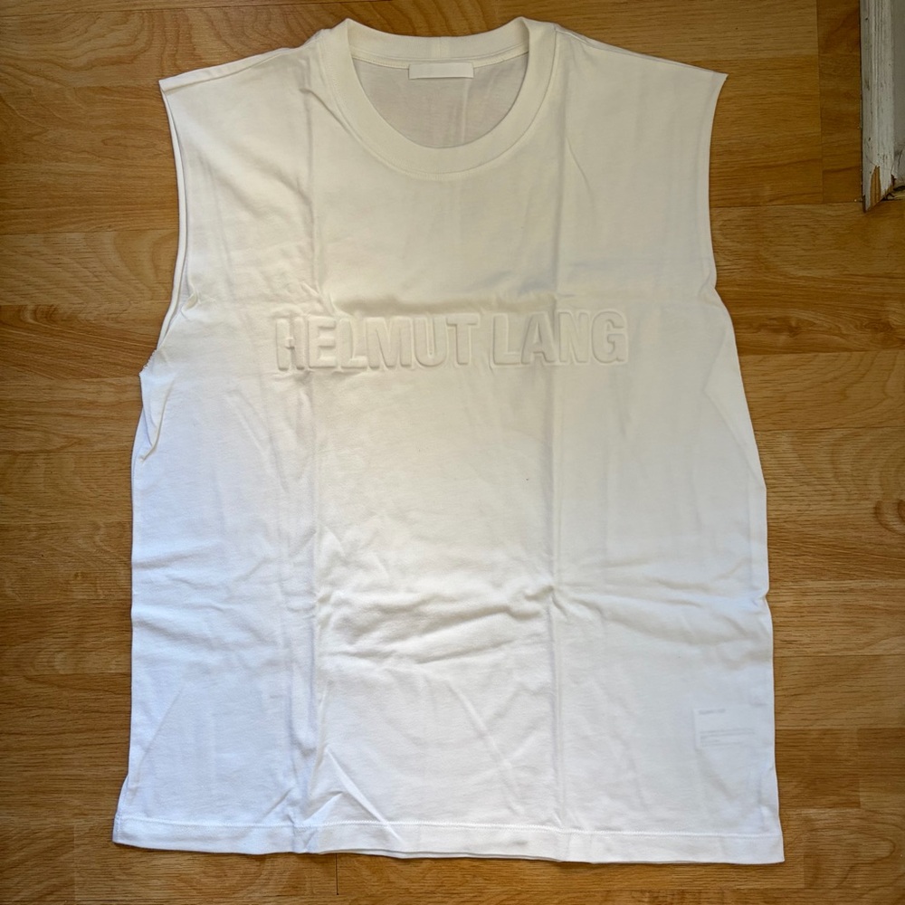 Helmut Lang sleeveless T-shirt - White - Men’s Large